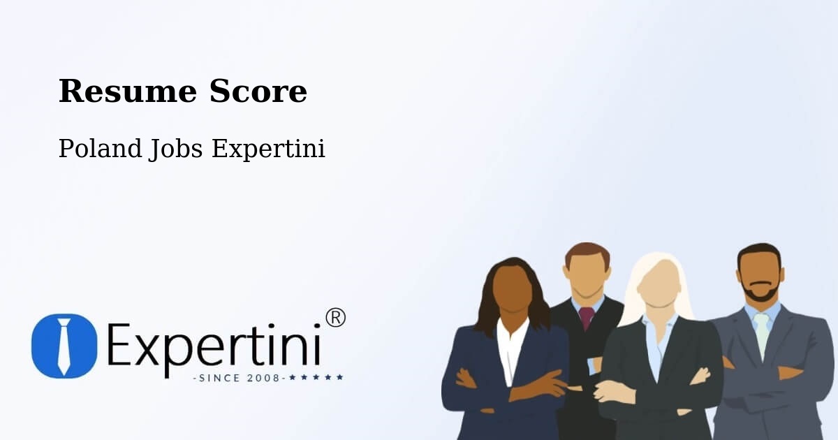 Resume Score & Job Description Match Tool – Pułtusk - Poland Jobs Expertini